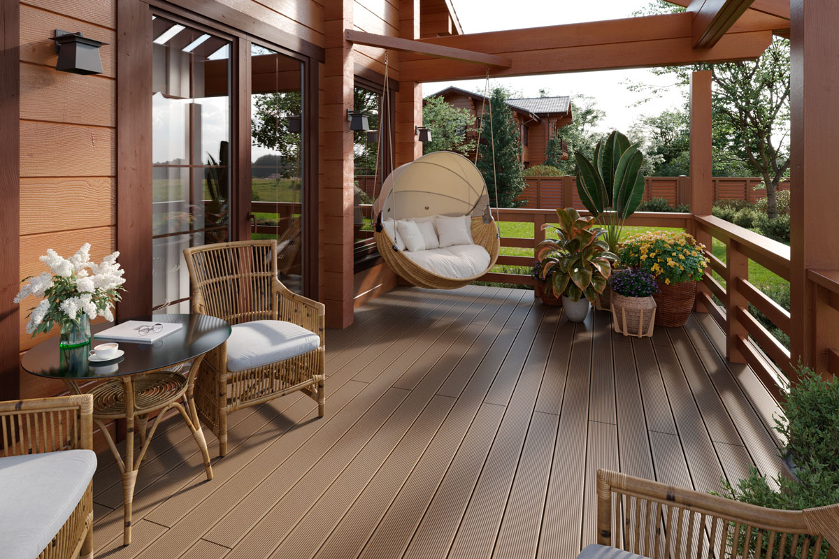 TERRADECK Эко / Eco цвет светло-коричневый